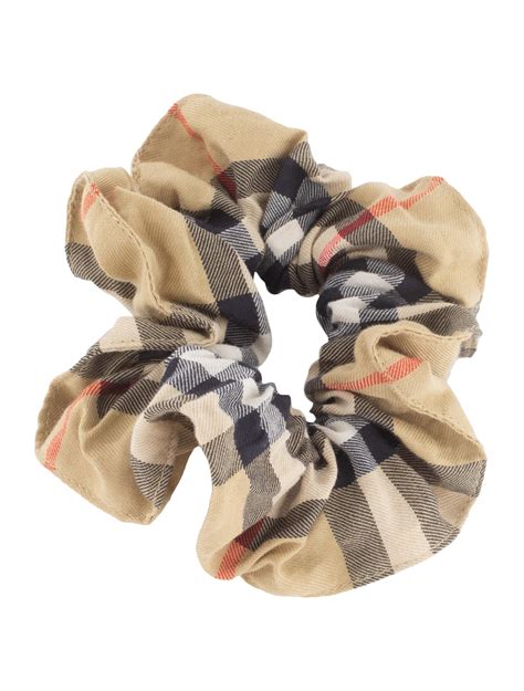 burberry hair scrunchie